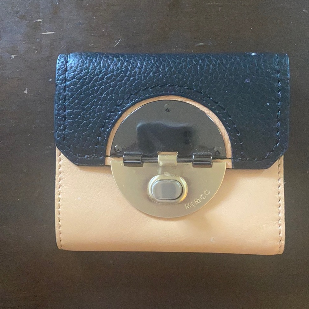 Mimco Black and Tan wallet